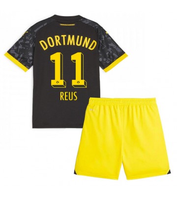 Borussia Dortmund Marco Reus #11 Udebanesæt Børn 2023-24 Kort ærmer (+ korte bukser)
